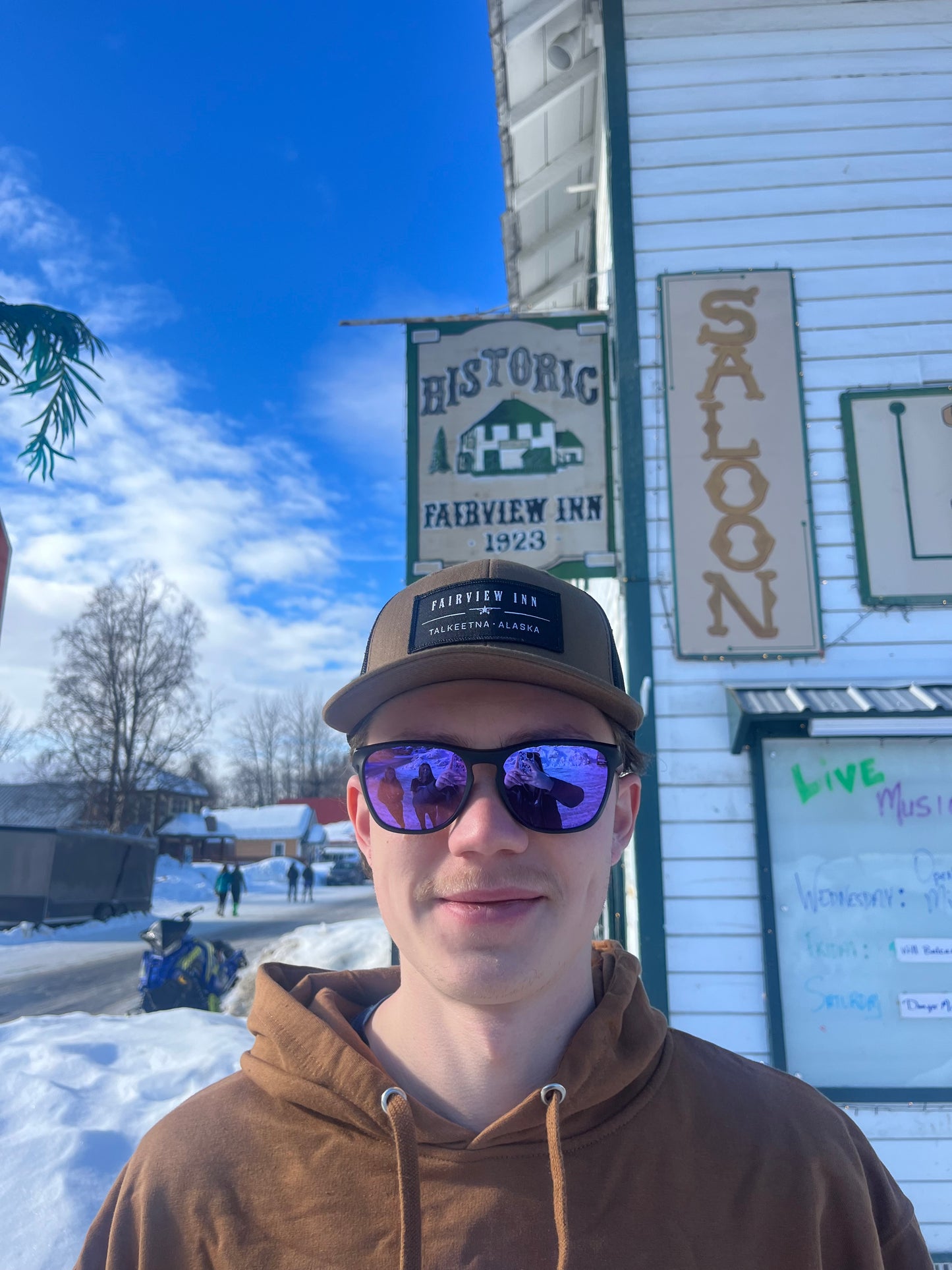 Fairview Inn Brown Baseball Hat