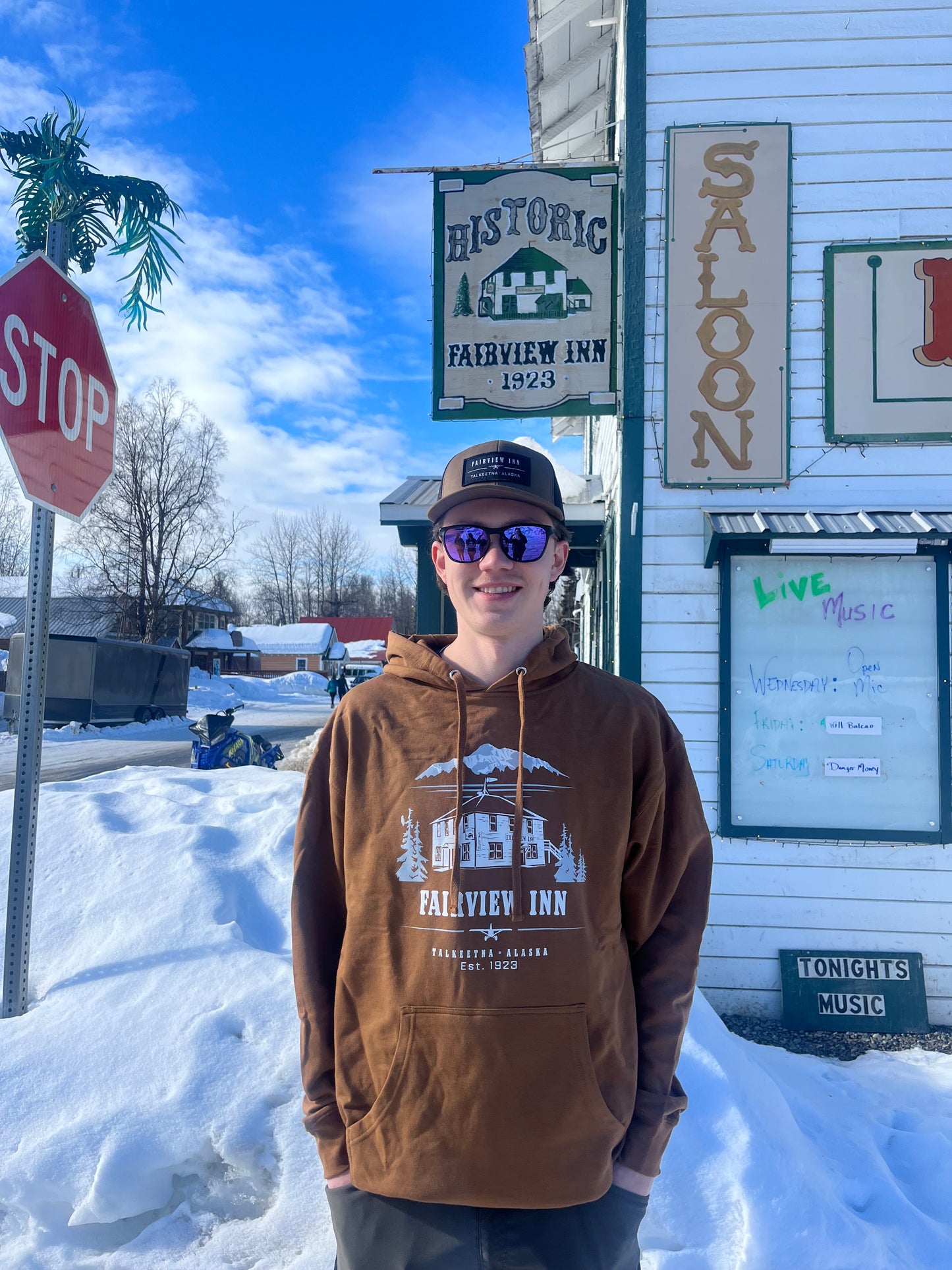 Fairview Inn Brown Hoodie