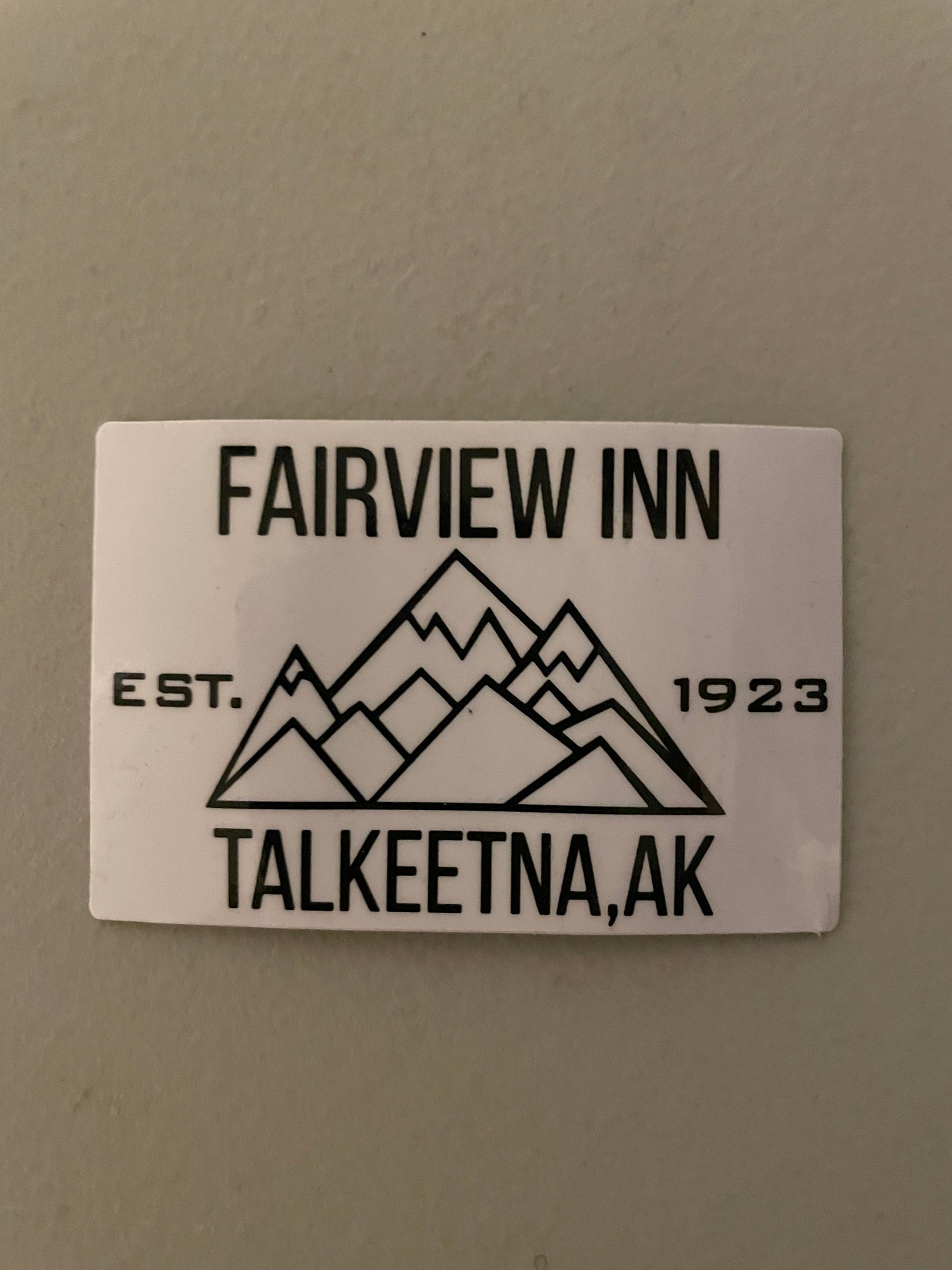 Fairview Inn Mountain Sticker